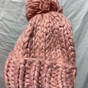 Cozy Pink Knit Beanie